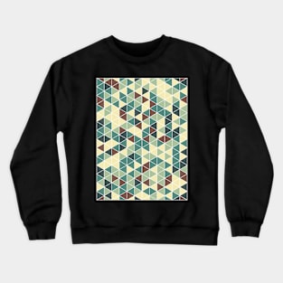 Geometric retro pattern Crewneck Sweatshirt